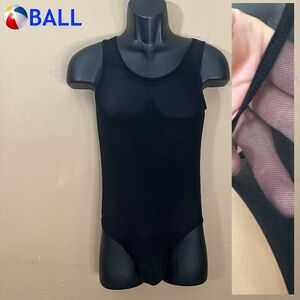 Ball Transparent Mesh Singlet 16" armpit to armpit seams unstretched
